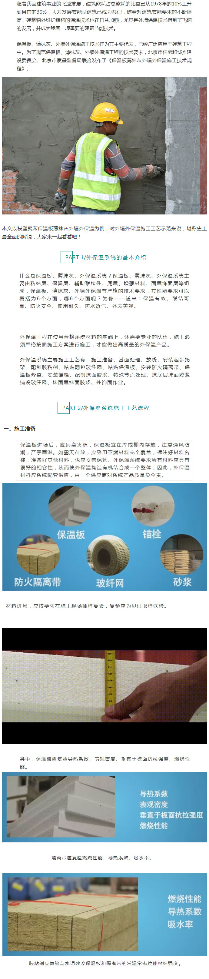 收藏起來(lái)！保溫板薄抹灰外墻外保溫施工工藝圖文全解析_01